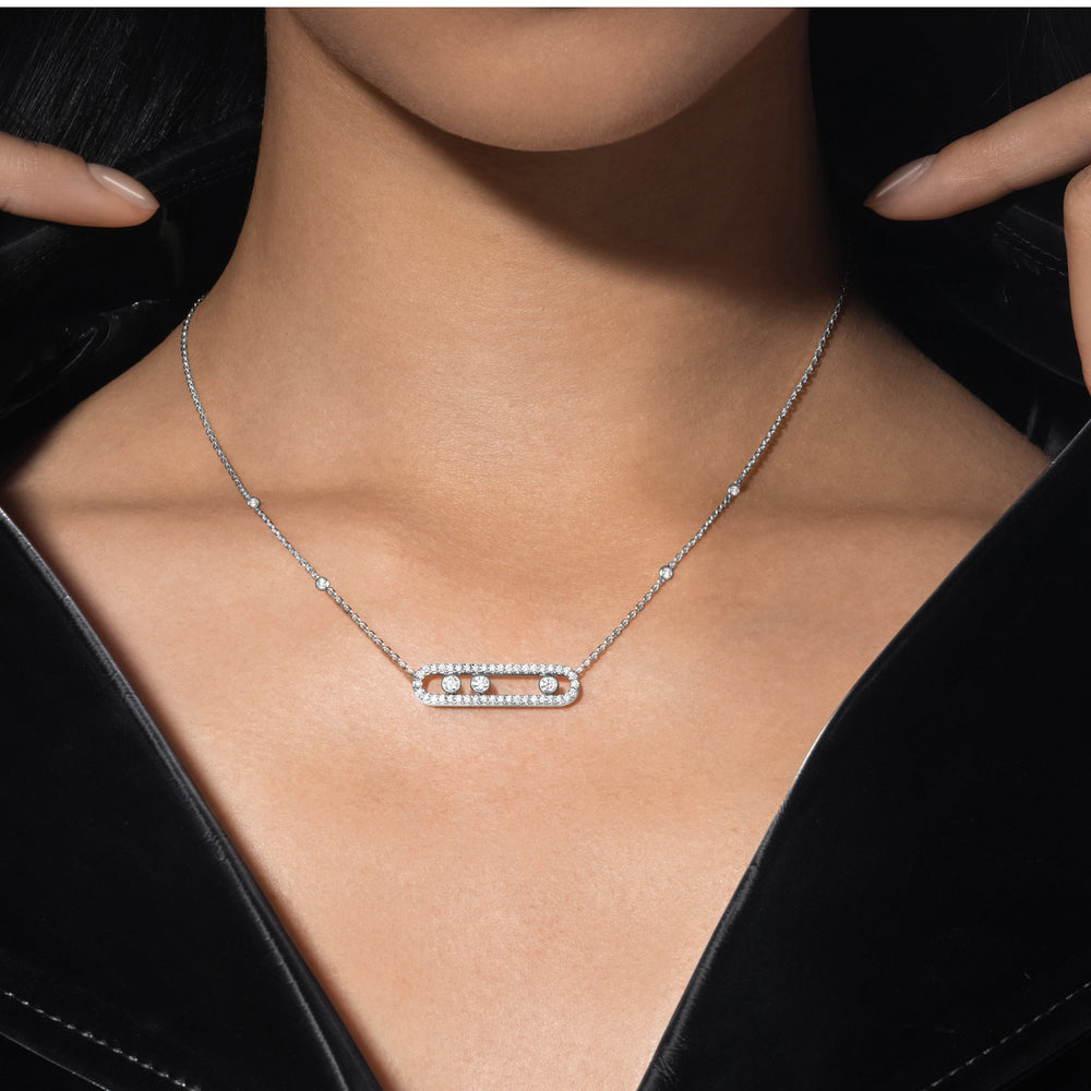 Brinhild 14K Gold Paperclip Necklace