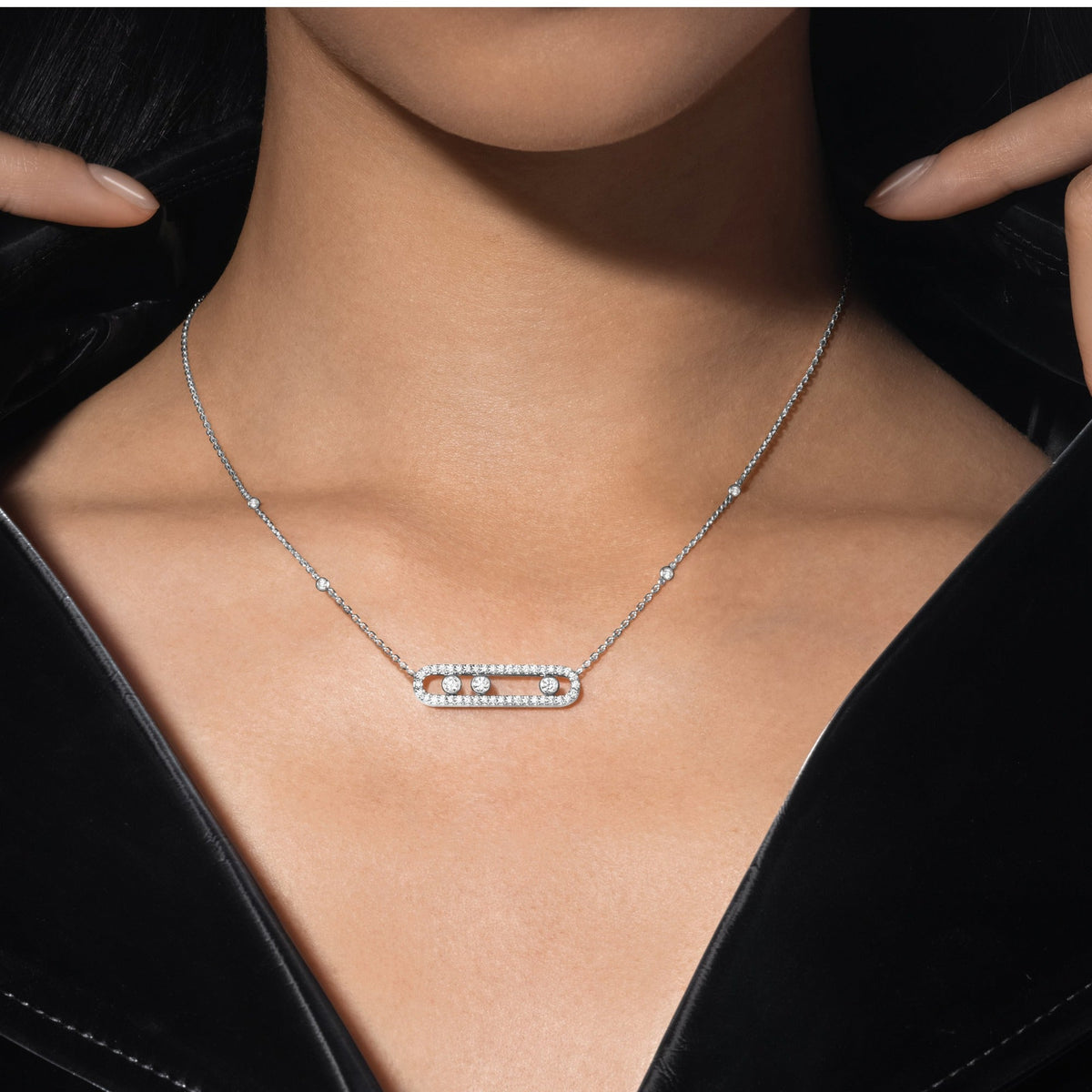 Brinhild 14K Gold Paperclip Necklace