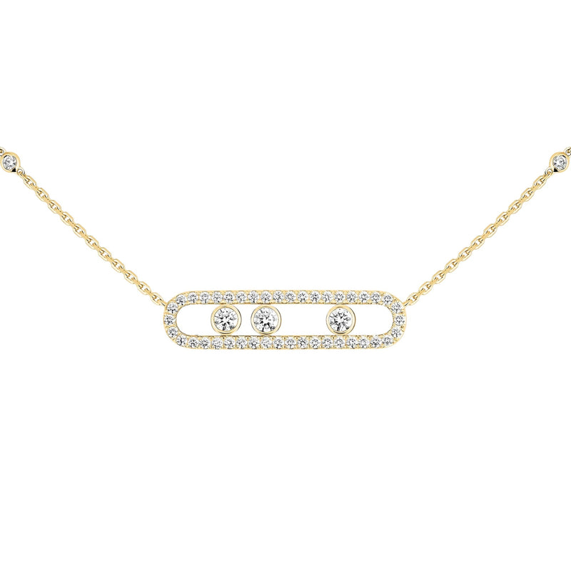 Brinhild 14K Gold Paperclip Necklace