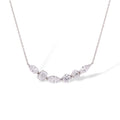 Brunlind White Mixed Shape Necklace