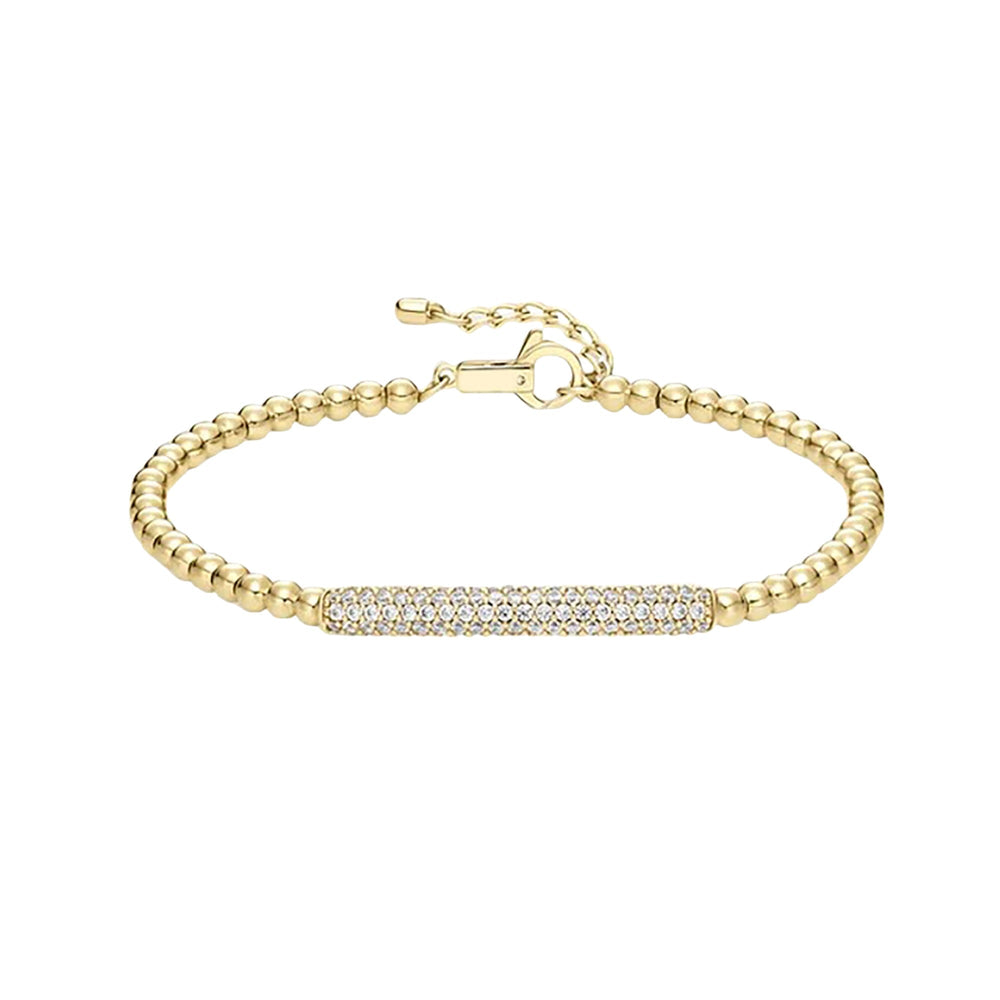 Callianne 14K Gold Bun Bracelet