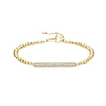 Callianne 14K Gold Bun Bracelet