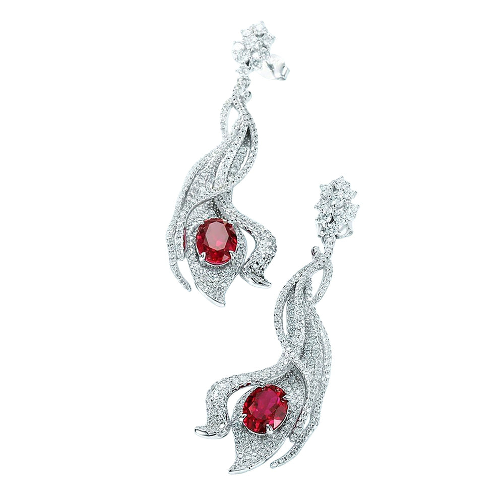 Camillia Leaf Earrings