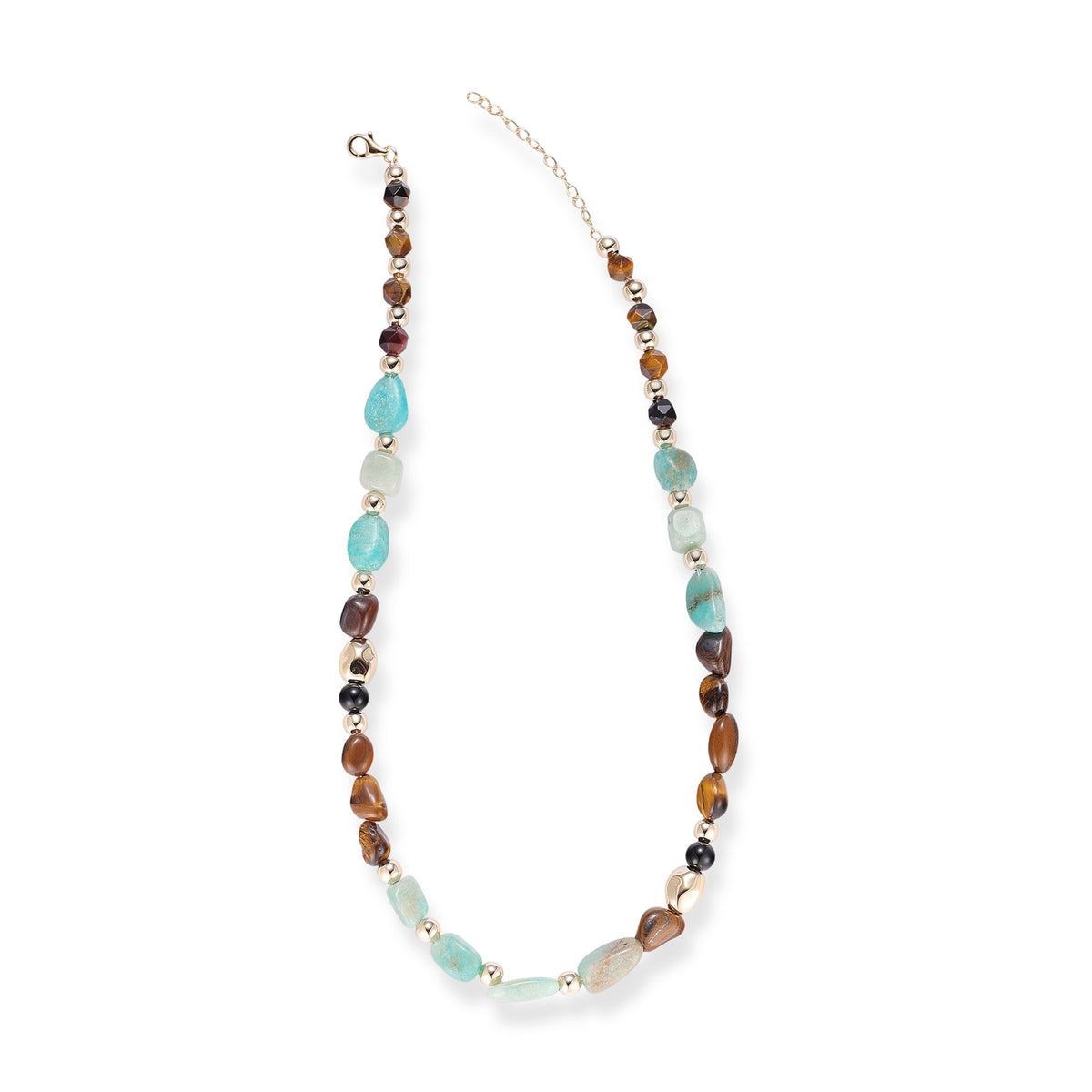 Caridwen Multicolor Natural Stone Choker Neckalce