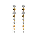 Carine 14K Gold Pebble Drop Earrings