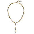 Carine 14K Gold Pebble Y Shape Necklace