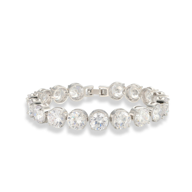 Carla 14K Gold Round Tennis Bracelet