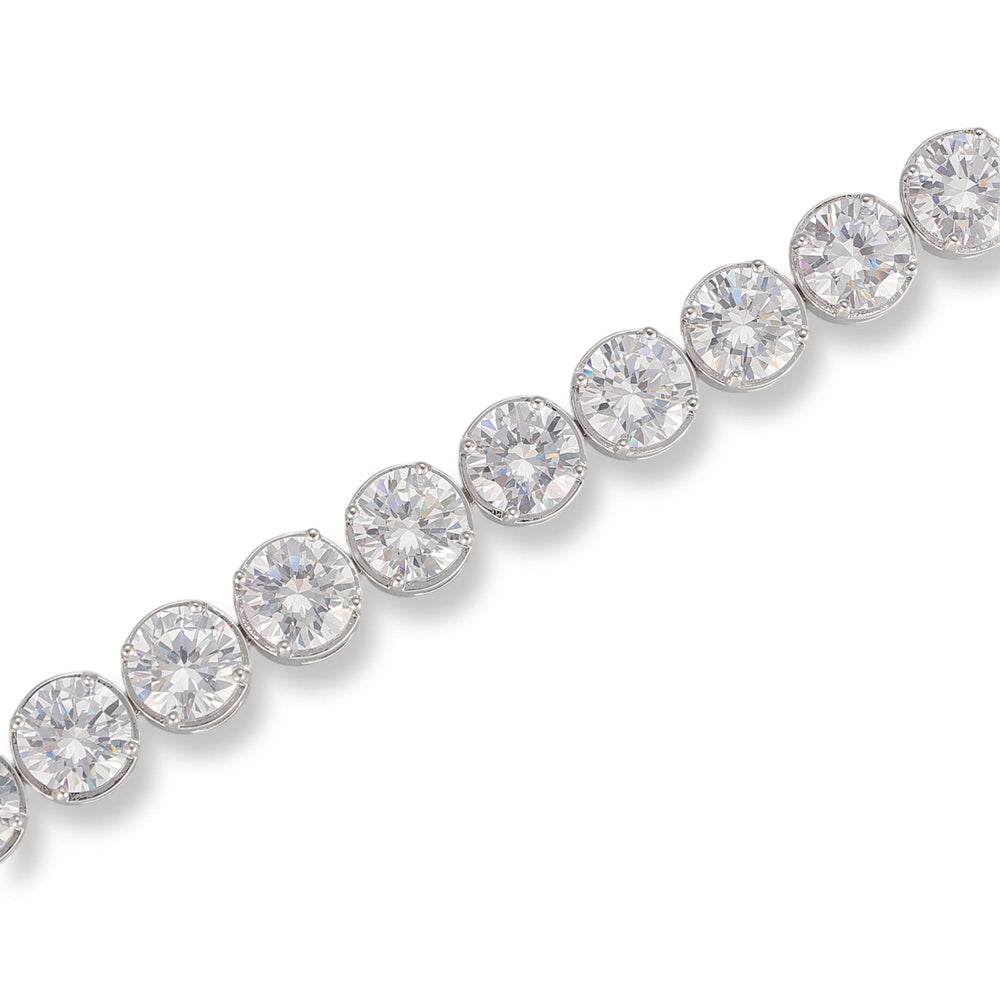 Carla 14K Gold Round Tennis Bracelet