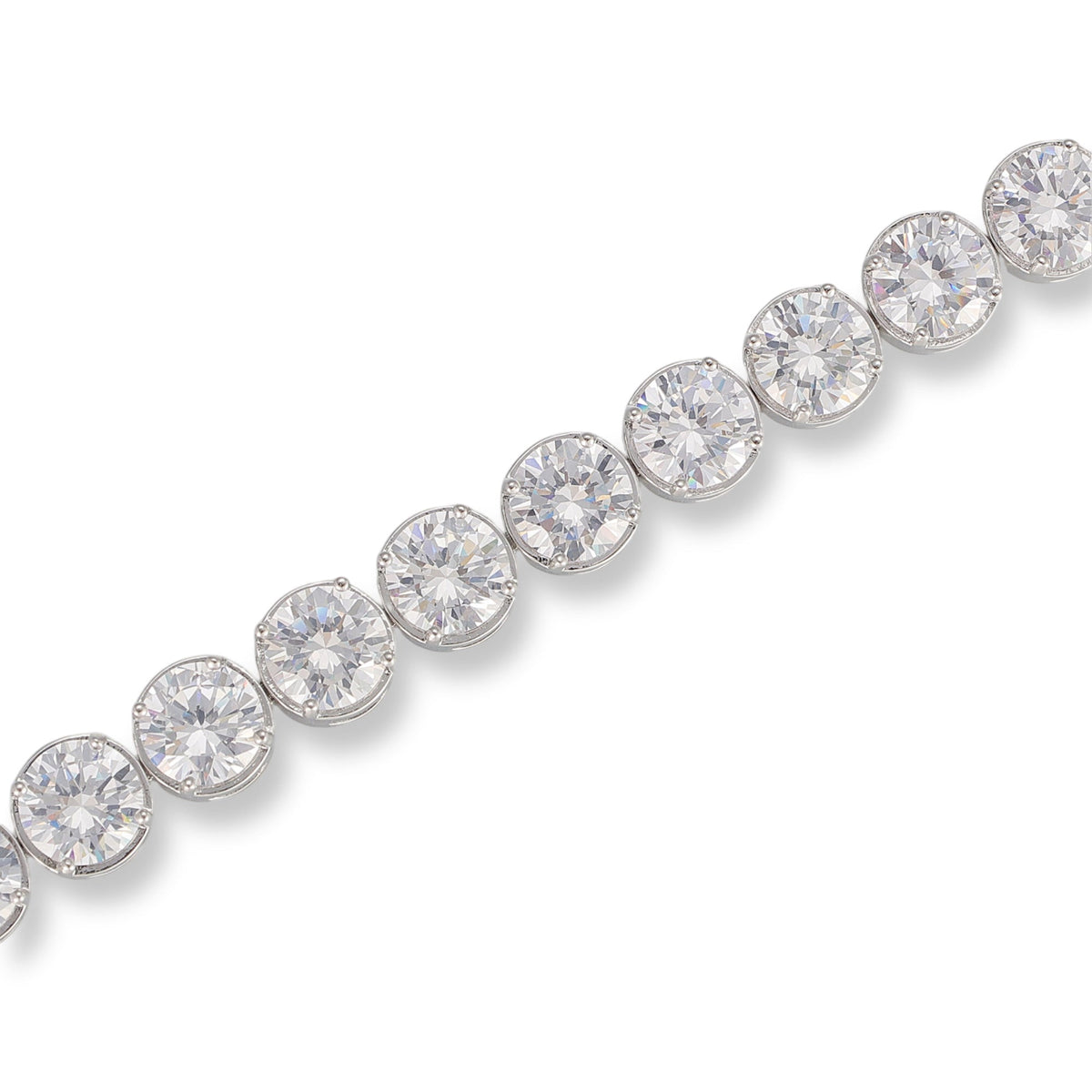 Carla 14K Gold Round Tennis Bracelet