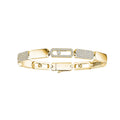 Carlotta 14K Yellow Gold Geometric Hollow Links Bracelet