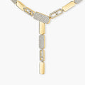 Carlotta 14K Yellow Gold Geometric Hollow Links Necklace