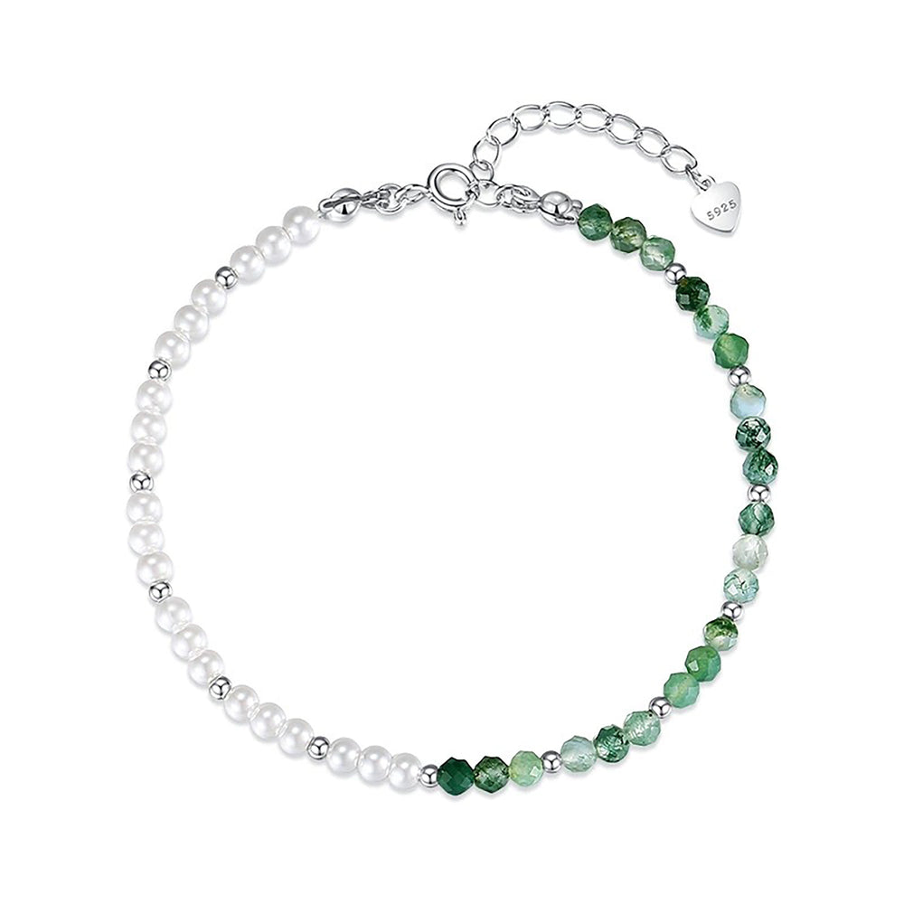 Cécilienne Round Moss Bracelet