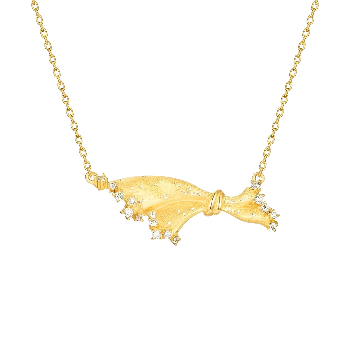 Chrysippus 14K Gold Butterfly Knot Necklace