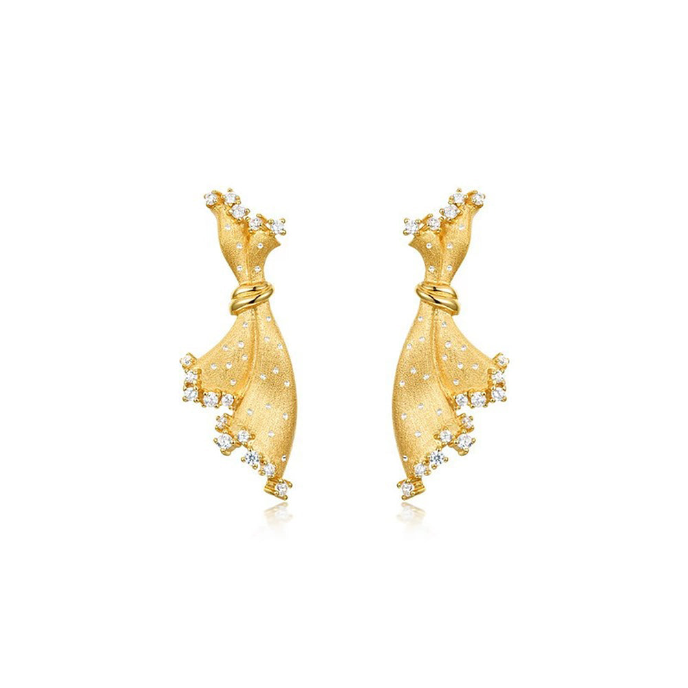 Chrysippus 14K Gold Butterfly Stud Earrings