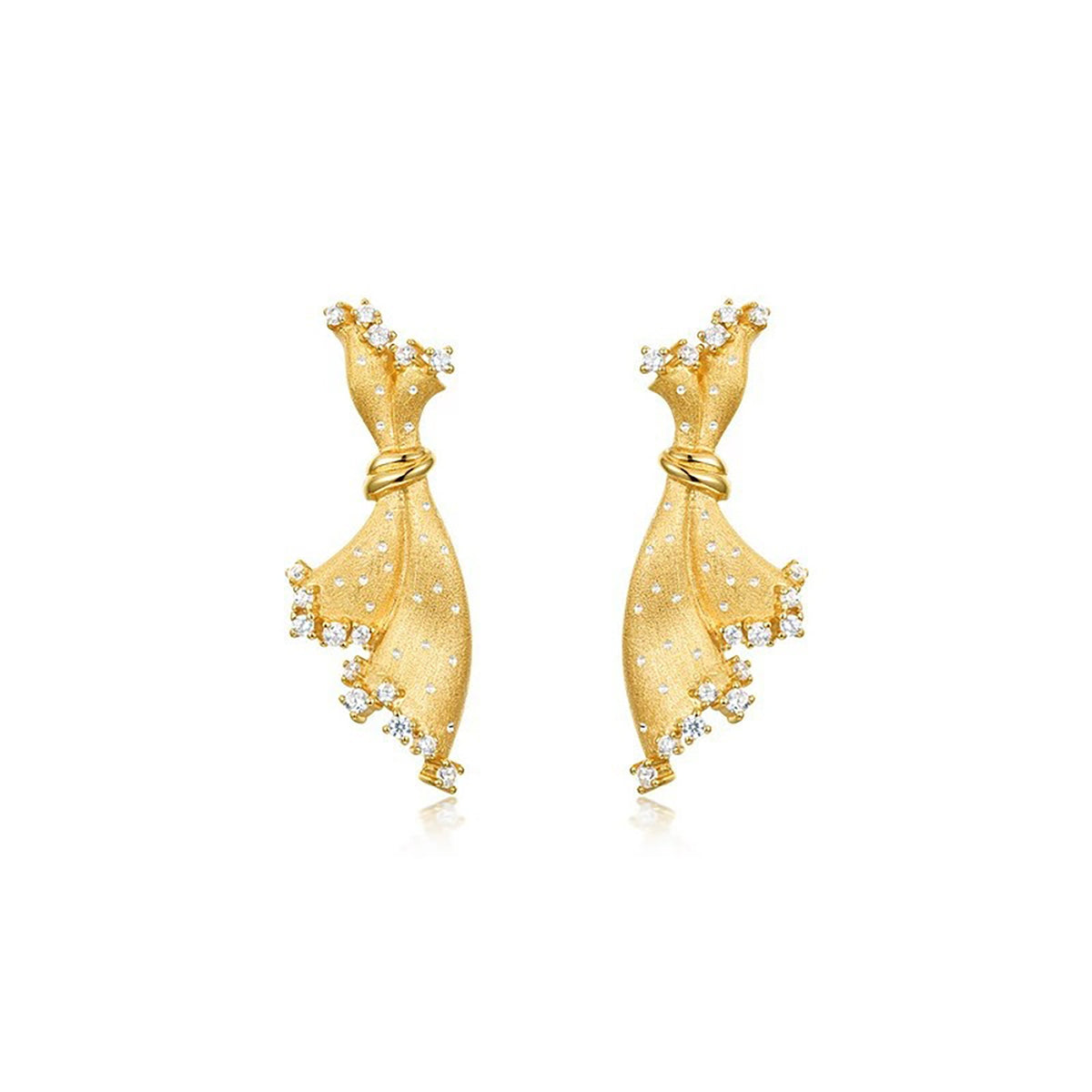 Chrysippus 14K Gold Butterfly Stud Earrings