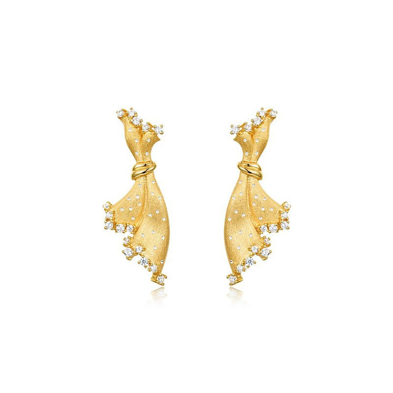 Chrysippus 14K Gold Butterfly Stud Earrings