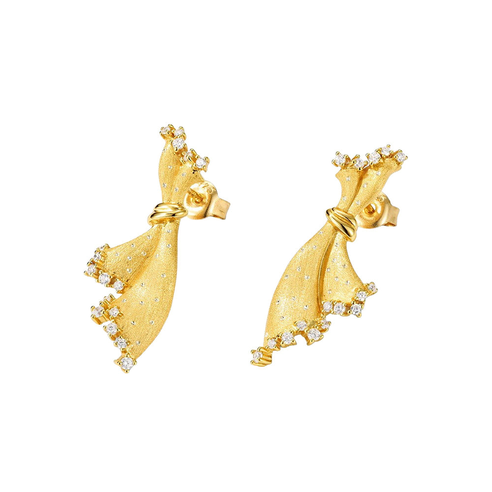 Chrysippus 14K Gold Butterfly Stud Earrings