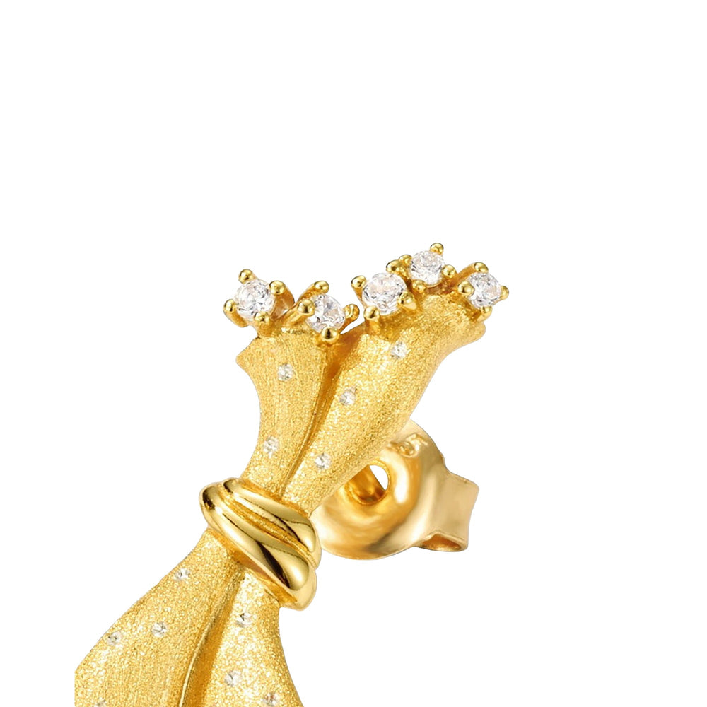 Chrysippus 14K Gold Butterfly Stud Earrings