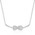 Cléante White Infinity Symbol Necklace
