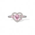 Clémence Pink Heart Ring