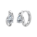 Clothilde Teardrop Moissanite Earrings