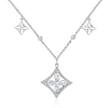 Clymène White Floral Necklace