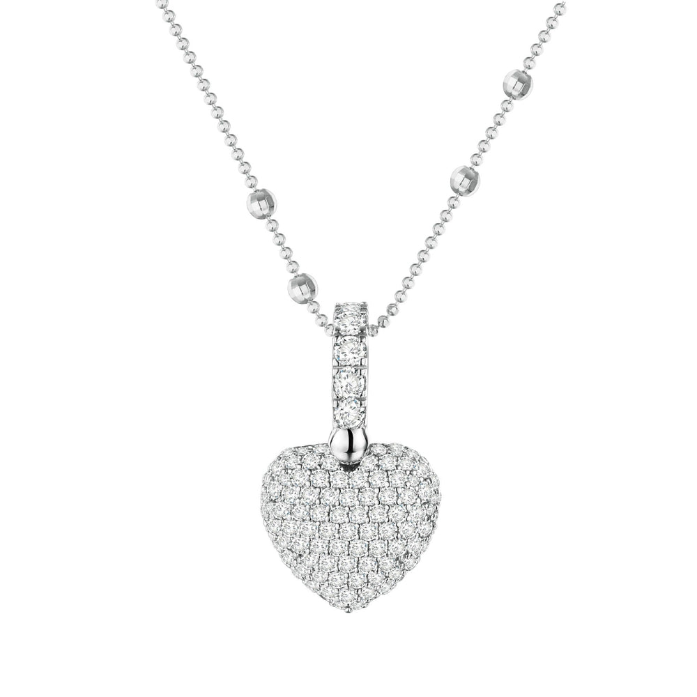 Cœur White Heart Necklace