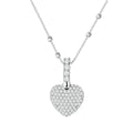 Cœur White Heart Necklace