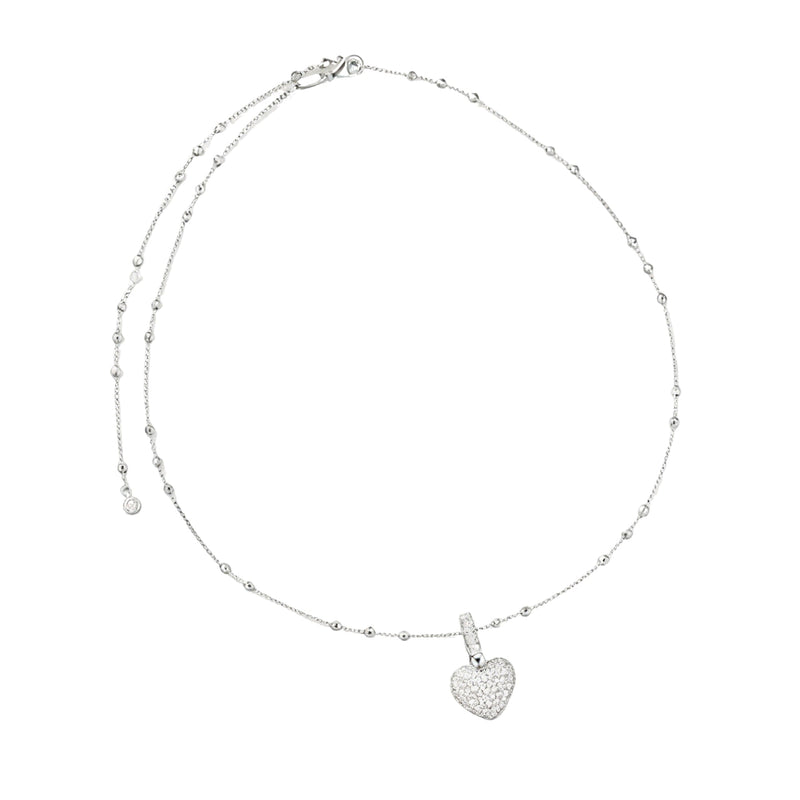 Cœur White Heart Necklace