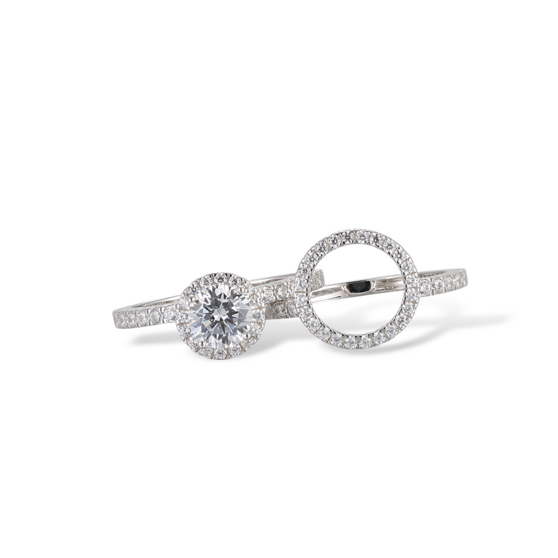 Coline Round Grand Ring Set