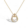 Coralie Layered Round 14K-Gold Necklace