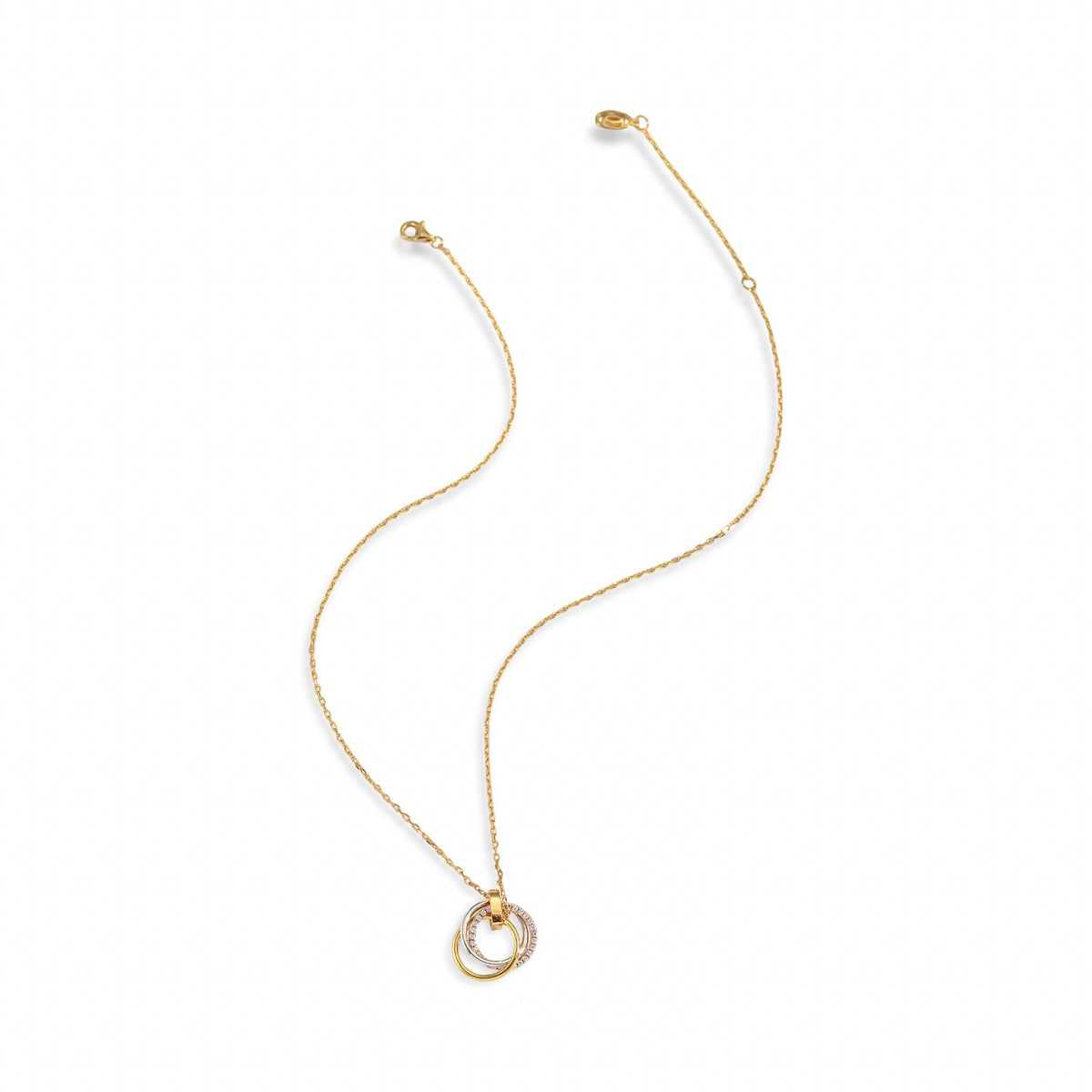 Coralie Layered Round 14K-Gold Necklace