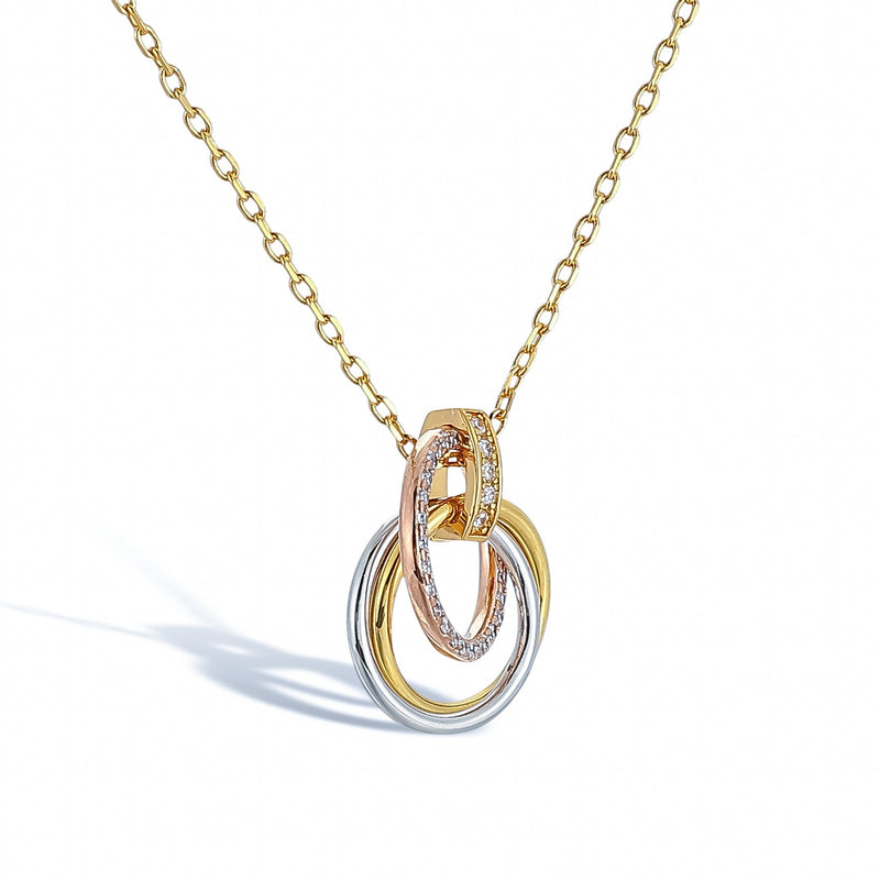 Coralie Layered Round 14K-Gold Necklace