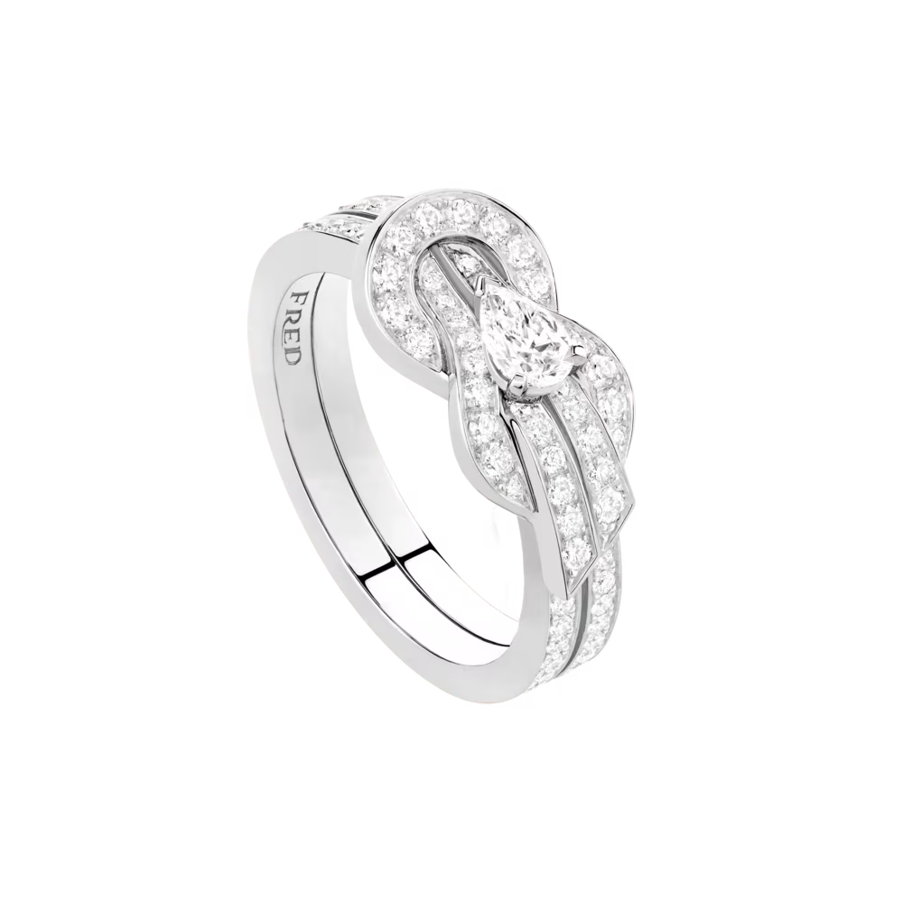 Corinne White Key Ring