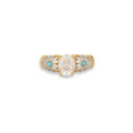 Cunégonde Multicolor Daisy Floral Ring