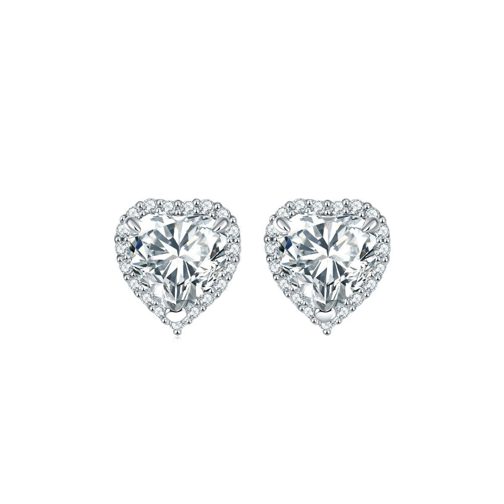 Cybèle White Heart Jewelry 3-Piece Set