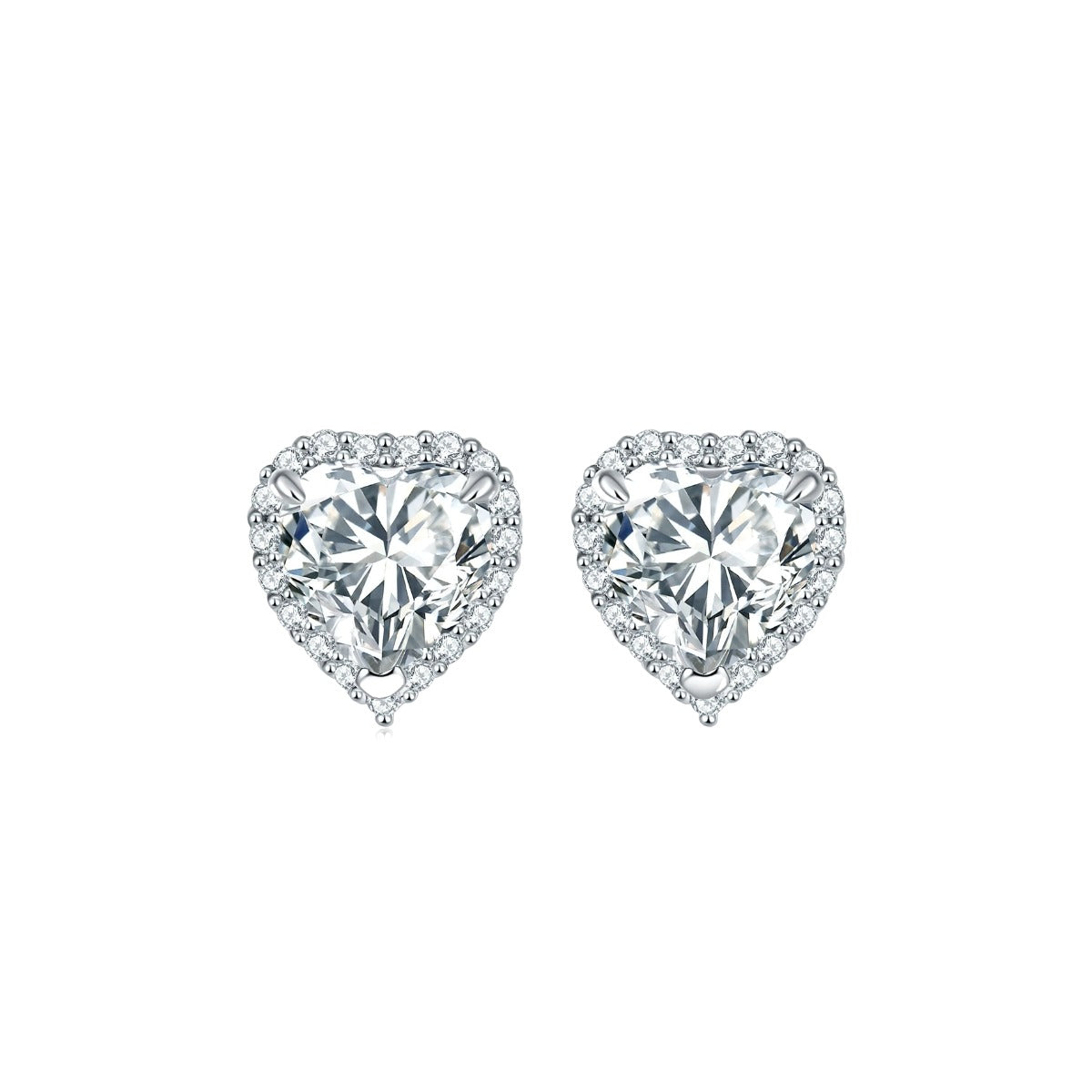 Cybèle White Heart Jewelry 3-Piece Set