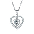 Cybèle White Heart Necklace