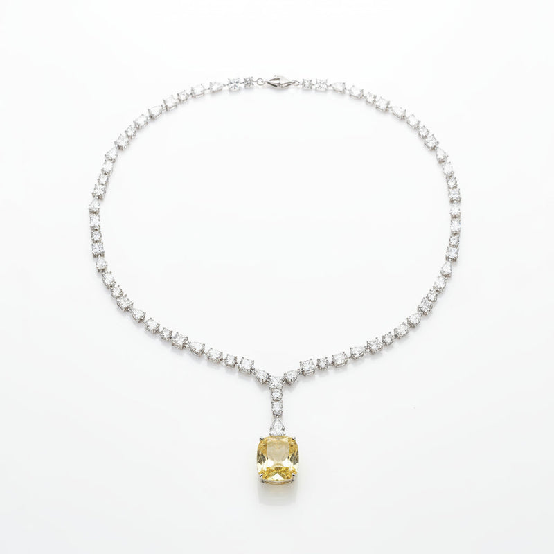 Cyrielle Cushion Necklace