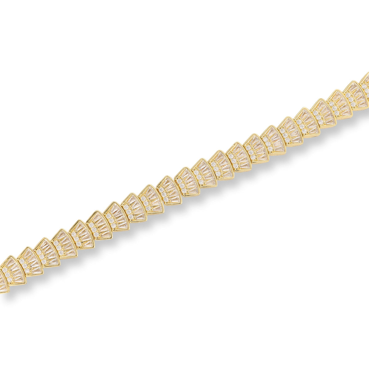 Dagmar 14K Gold Fan Bracelet
