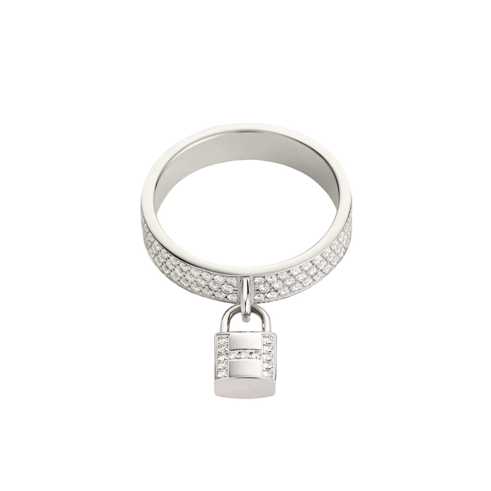 Dana 14K Gold Padlock Ring