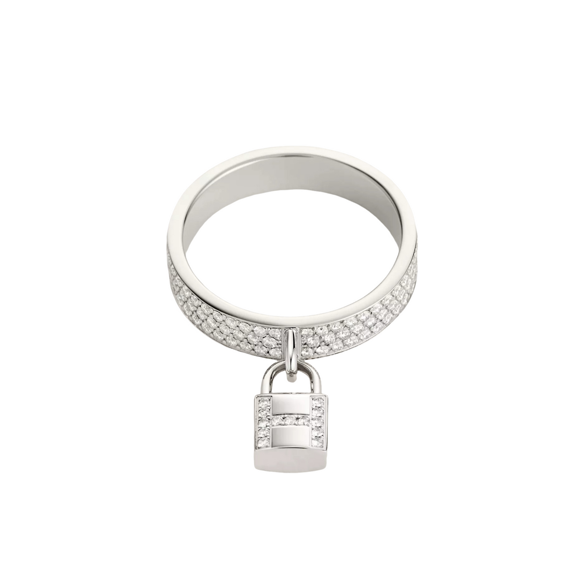 Dana 14K Gold Padlock Ring