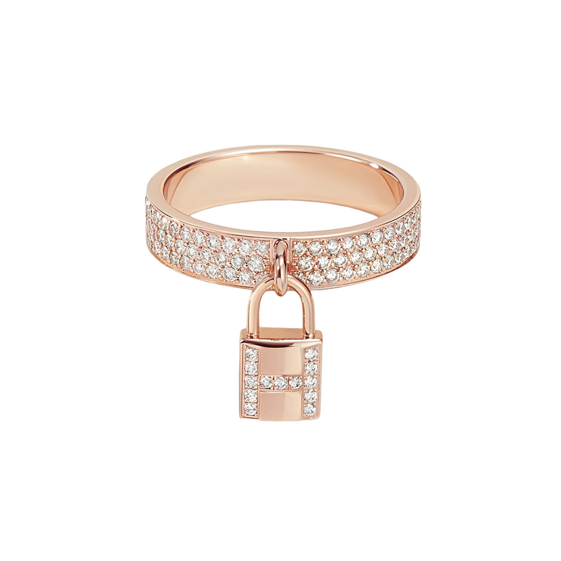 Dana 14K Gold Padlock Ring