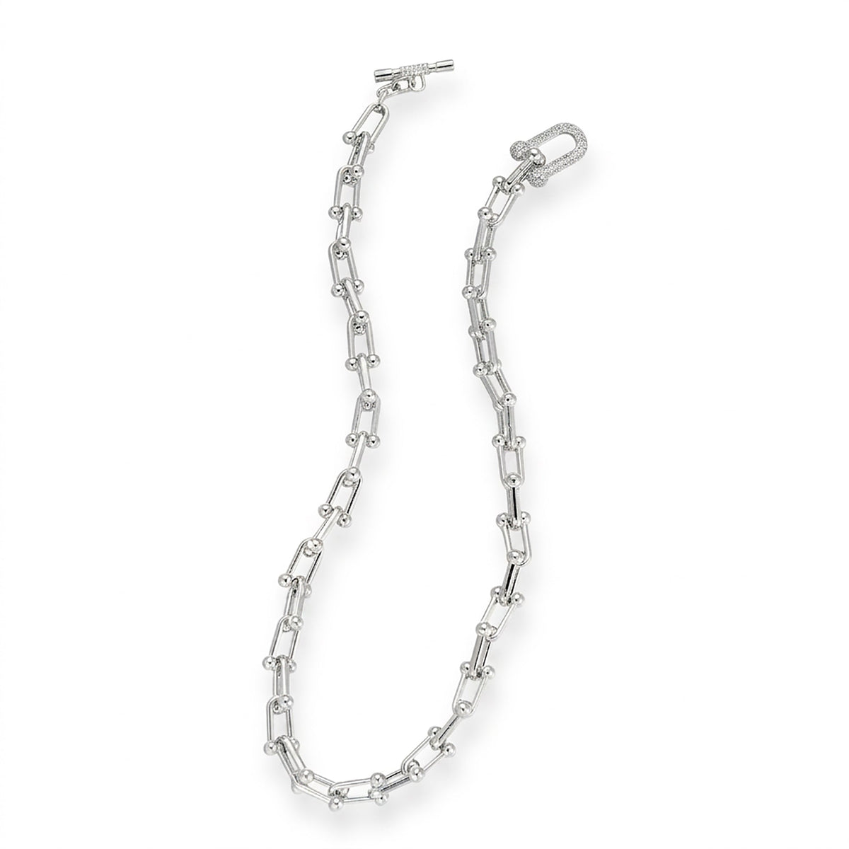 Daniela 14K Gold T-Bar Link Necklace