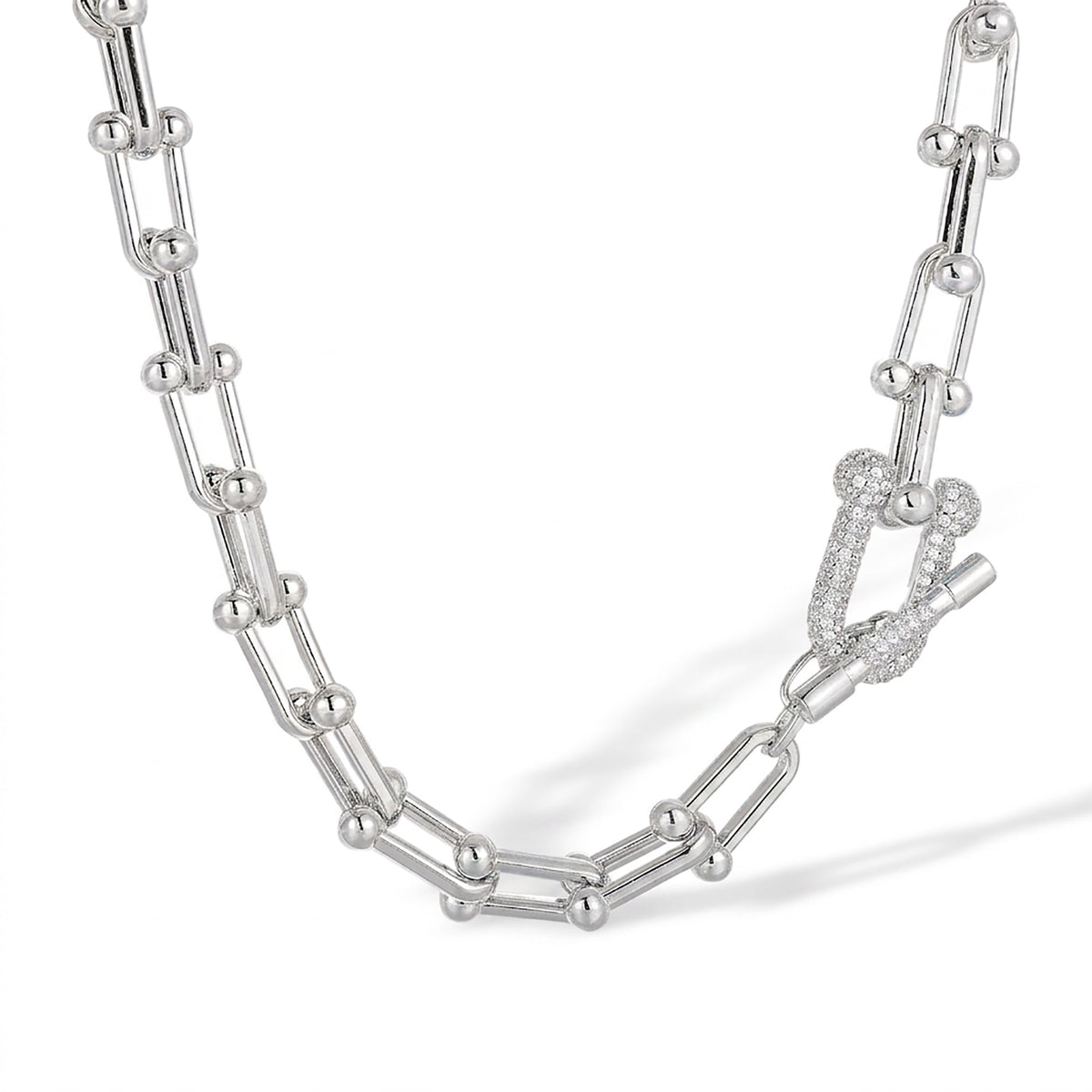 Daniela 14K Gold T-Bar Link Necklace