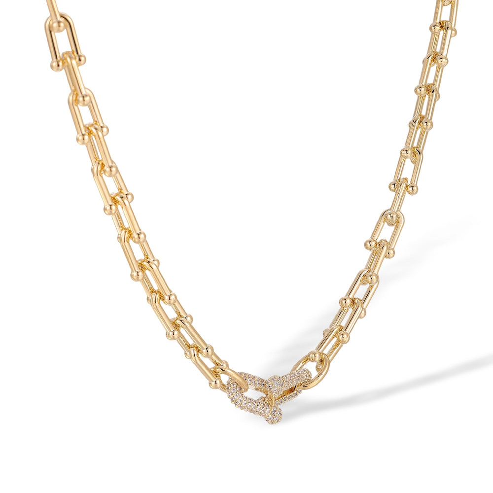 Daniela 14K Gold Joint Chain Necklace
