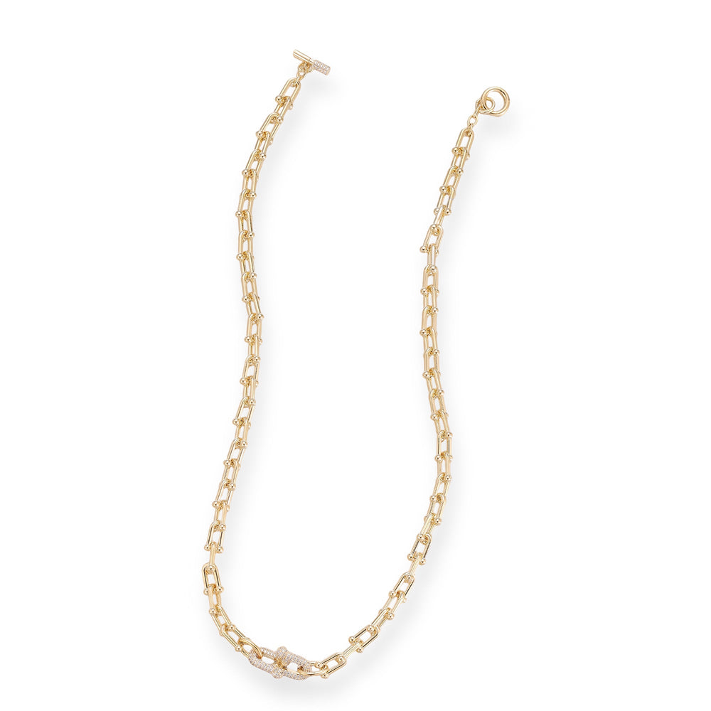 Daniela 14K Gold Joint Chain Necklace
