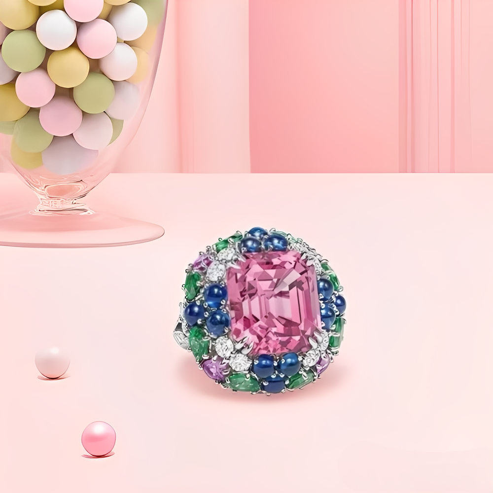 Danielle Multicolor Open Ring
