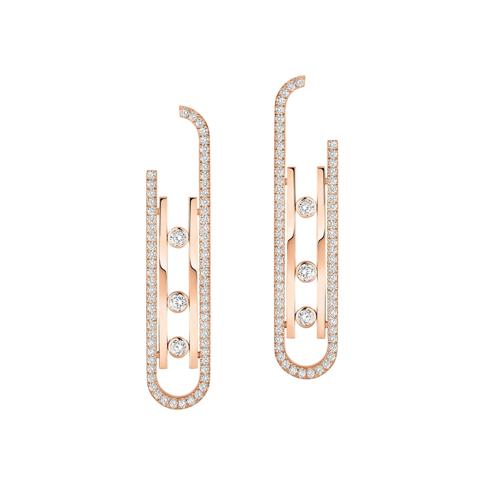 Dankrun 14K Gold Vertical Bar Earrings