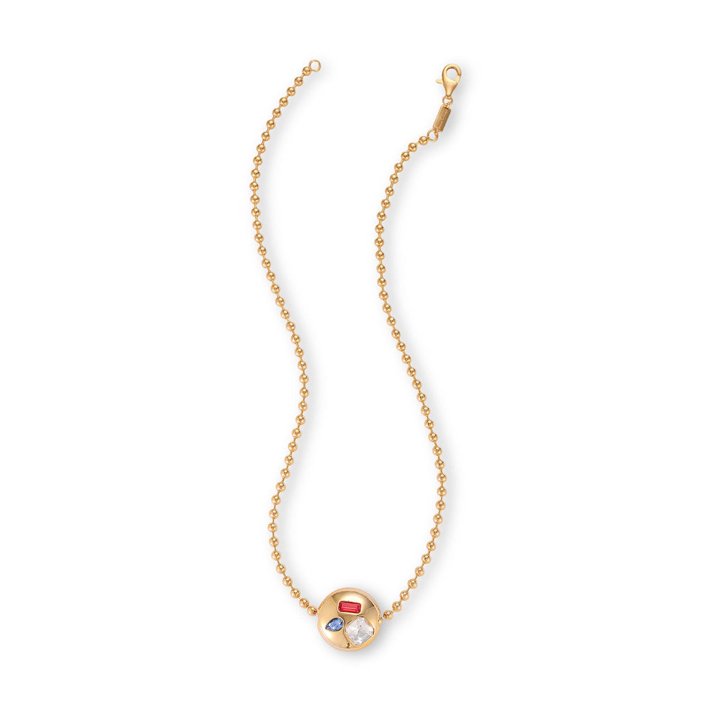Davina 14K Gold Spherical Necklace